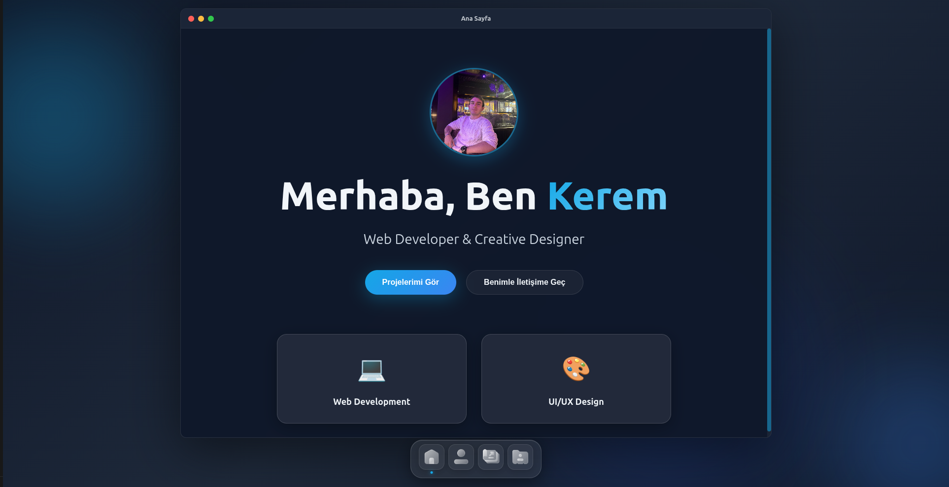 Profesyonel Portföy Sitesi